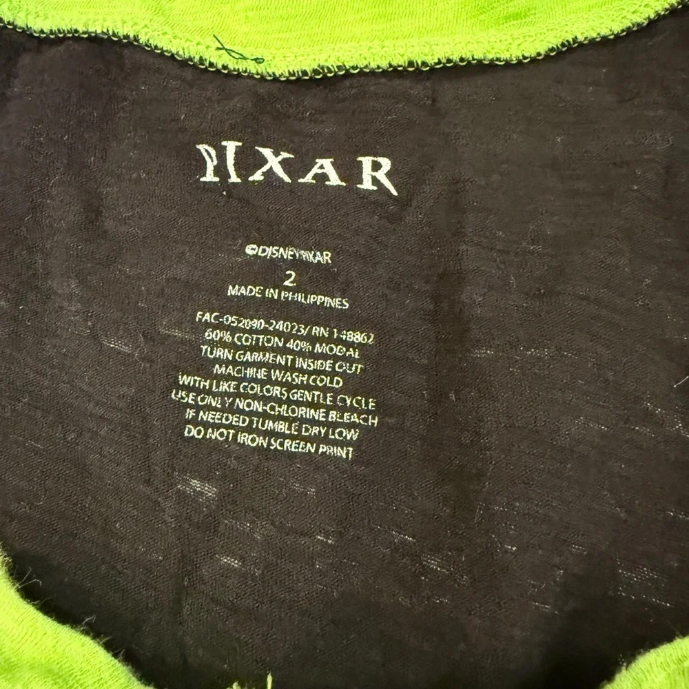 Disney Pixar Toy Story Black and Green Alien Pajama Set Shorts &Tank Top Sz 2X - Picture 14 of 16